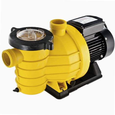 Mareva – Pompe de filtration pour piscine – Débit max 21 m³/h – Puissance 1,2 CV – Niveau sonore 68 dB – Corps polypropylène renforcé