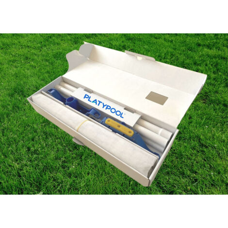 Épuisette de piscine extra large en fibre de verre et inox – Filet 2m mailles fines – Profondeur 30cm – PLATY001