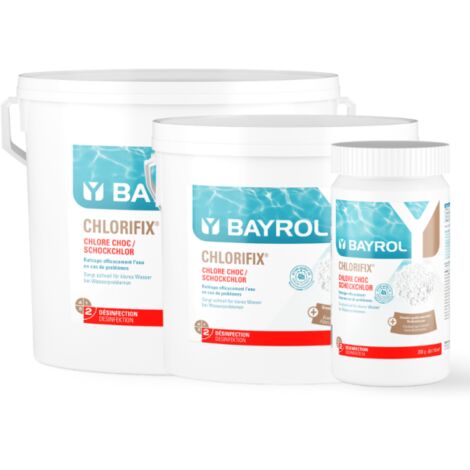 Chlore choc Bayrol Chlorifix Traitement de l'eau - 10 kg