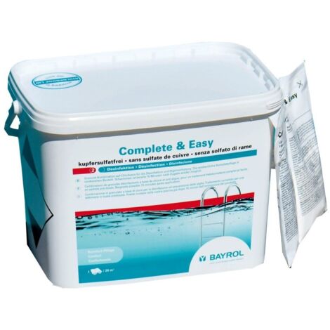 Désinfectant sans sulfate de cuivre Bayrol Complete & Easy - 4,48 kg (1/5)