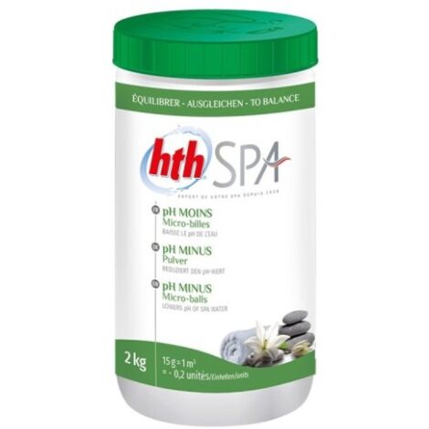 Correcteur pH MOINS/MINUS hth Spa micro-billes - 2 kg - 2 kg