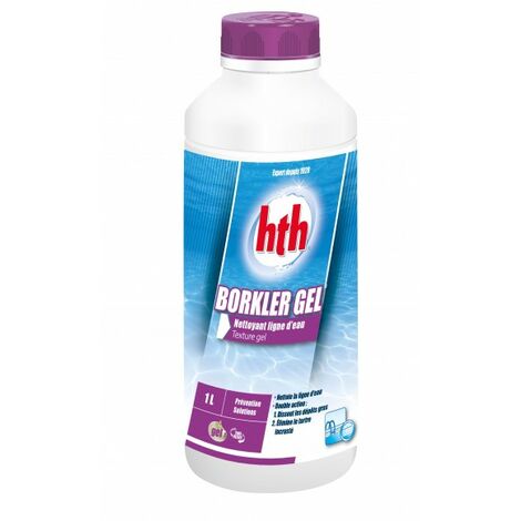Gel nettoyant ligne d'eau piscine hth BORKLER Gel - 1 litre