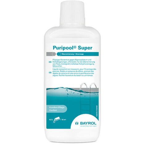 Bayrol – Produit d'hivernage liquide concentré 3L – Prévention algues et calcaire – Compatible tous types de piscines – Utilisation en fin de saison