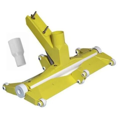 Balai aspirateur manuel 48 cm – Compatible avec tuyau 38/50 – Pour nettoyage piscine béton et liner – Poids 3 kg – PVC rigide – Fairlocks (1/10)