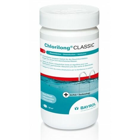 Chlore Bayrol Chlorilong Classic Entretien piscine - 5 kg