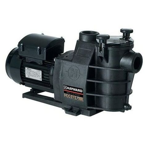 Hayward – Pompe de filtration 1 cv monophasée – Débit 13 m³/h – Puissance 0,69 kW – Résistante au chlore et au sel – Couvercle de préfiltre transparent (1/2)