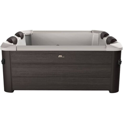Spa semi rigide 6 places TRIBECA mSpa – spa extérieur jardin – bulles massantes – connecté WiFi – 160x160 cm