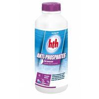 HTH – Liquide anti-phosphates ultra-concentré 1L – Élimine les phosphates pour piscine – Traitement curatif et préventif – Non moussant