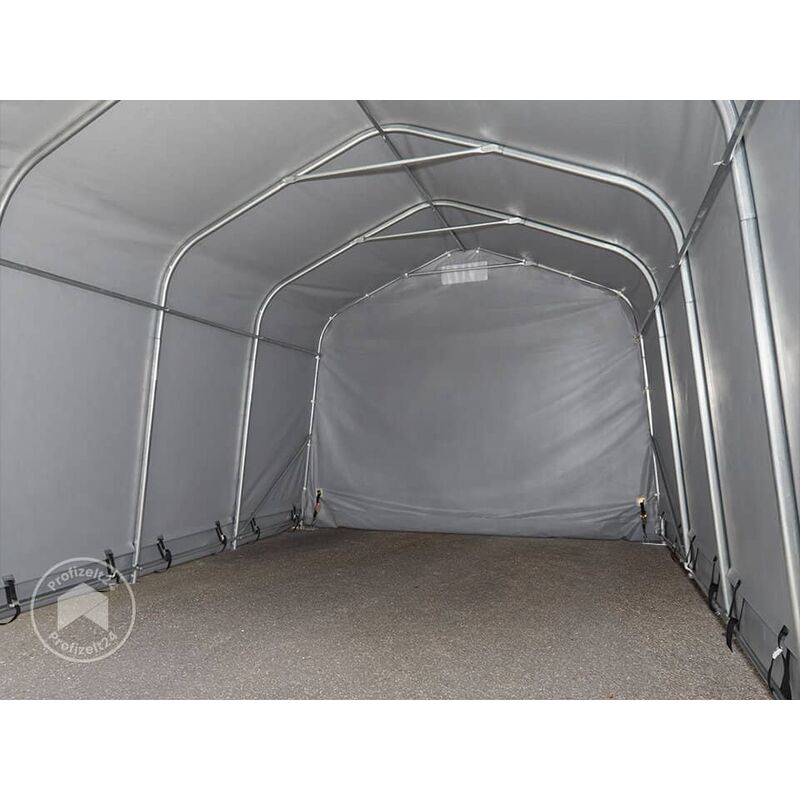 Garagenzelt Carport 3,3 x 6,0 m in grau Unterstand Lagerzelt mit