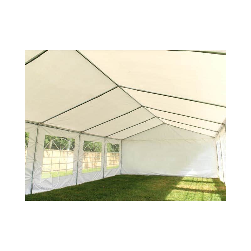 Partyzelt 6x12m – Wasserdicht, PVC 560g/m², Stahlrohr-Konstruktion, Für Garten, Hochzeit & Lager