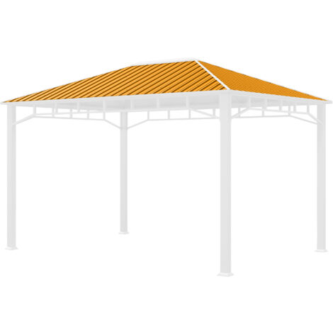 TOOLPORT Ersatz-Dachplatten 3x4 m Hardtop Dach Stahldach für Gartenpavillon Sunset Superior 3x4m (1/5)