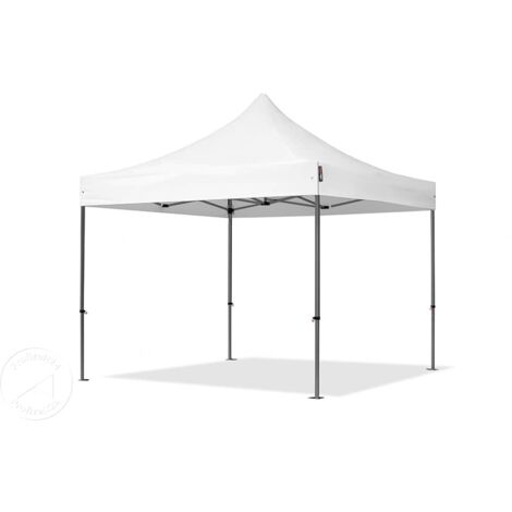 3x3 m Faltpavillon, PREMIUM Stahl 40mm, Seitenteile mit