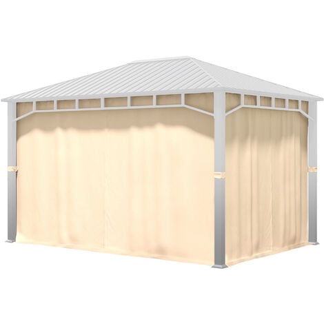 TOOLPORT 4 Seitenteile für Gartenpavillon Sunset Superior 3x4 m