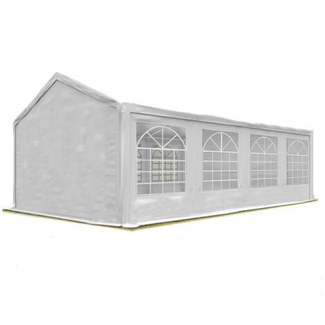 Partyzelt PROLIGHT 4x8 m Pavillon starke PVC 600 N Plane wasserdicht und schneller Aufbau (1/5)