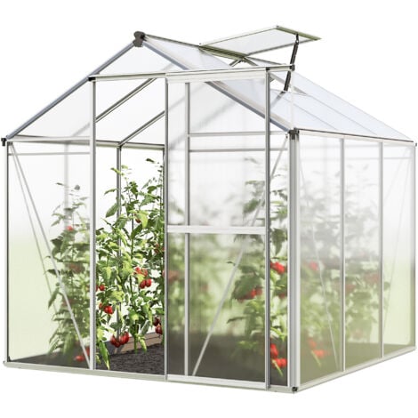 GFP Gewächshaus Jasmin 3 AluRahmen 192 x 192 cm Polycarbonat Platten