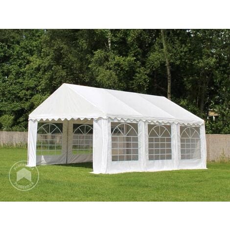 PartyZelt Festzelt 4x6 m GartenPavillon Zelt PVC Plane 700 N in grün