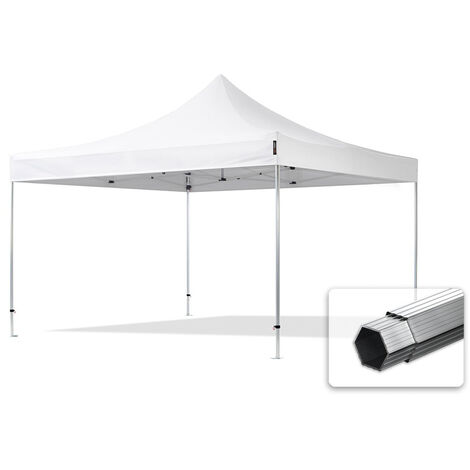 4x4 m Faltpavillon PROFESSIONAL Alu 40mm, weiß (1/5)