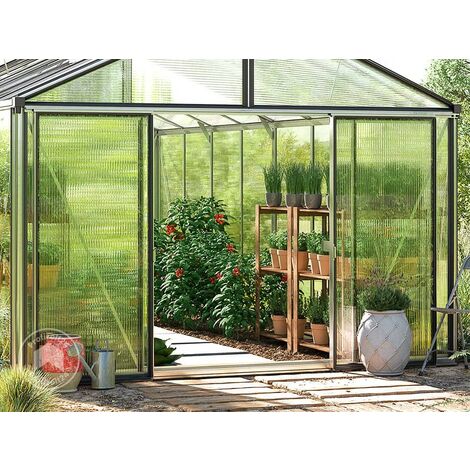GFP Gewächshaus Asteria 21 Premium 311x235 cm mit integriertem