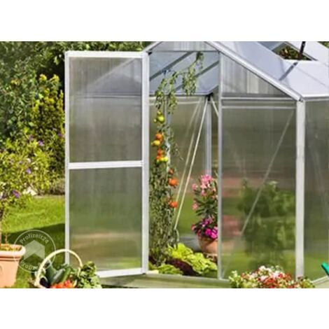 GFP Gewächshaus ECOStar 3 AluRahmen 192x192 cm 6 mm Doppelstegplatten