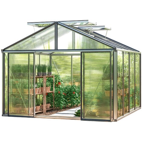 GFP Gewächshaus Asteria 22 Premium 311x311 cm mit integriertem