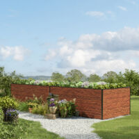 387 x 150 x 77 cm Hochbeet KINGSIZE Daniela, Holzoptik