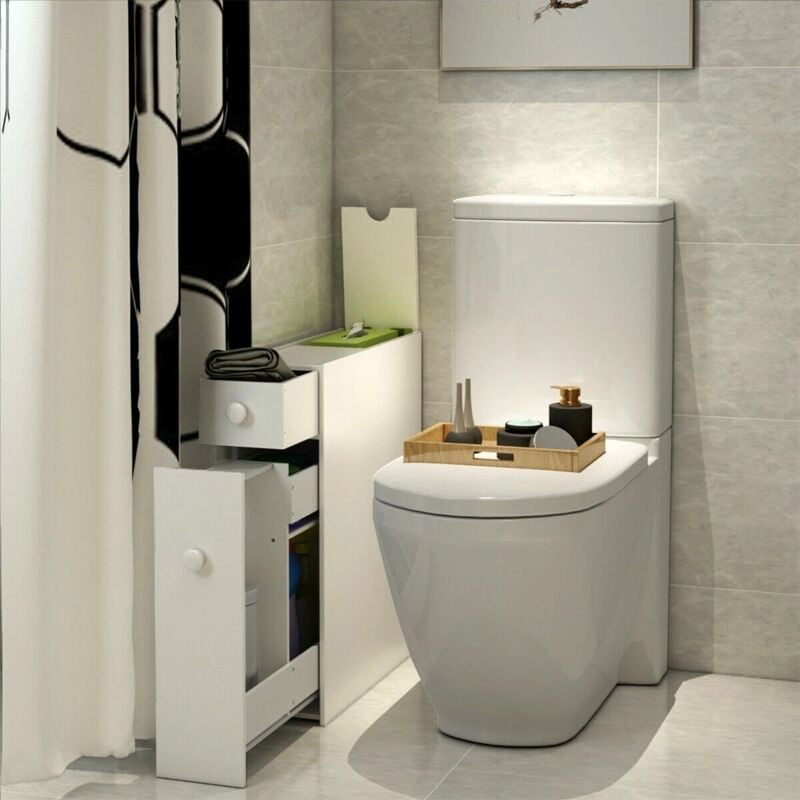 Pack meuble de salle de bain + lavabo + miroir LED - Emené