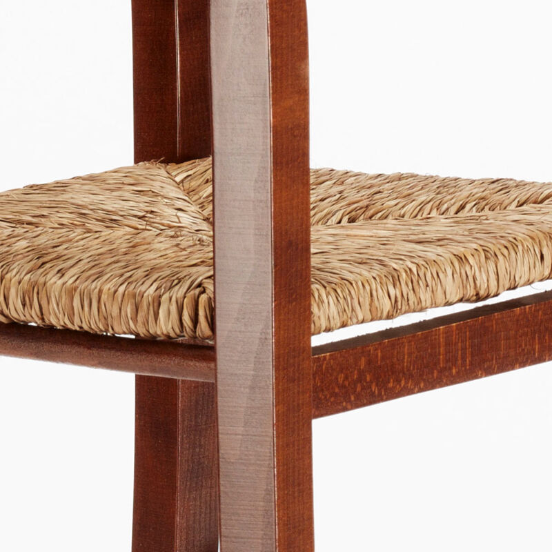 Tabouret Haut Avec Assise En Paille Pour Enfant Chaise Haute Love