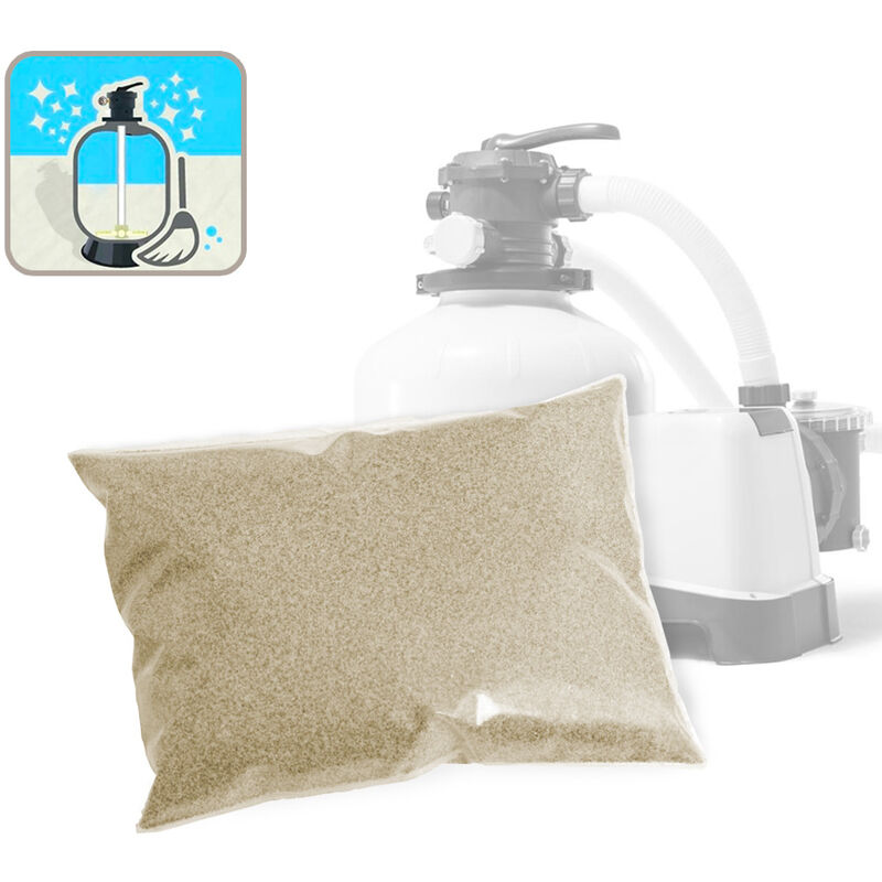 Aquagran Sable de filtration 25 kg 0,71-1,25 mm Sable de quartz pour filtre à sable Filtre de piscine 