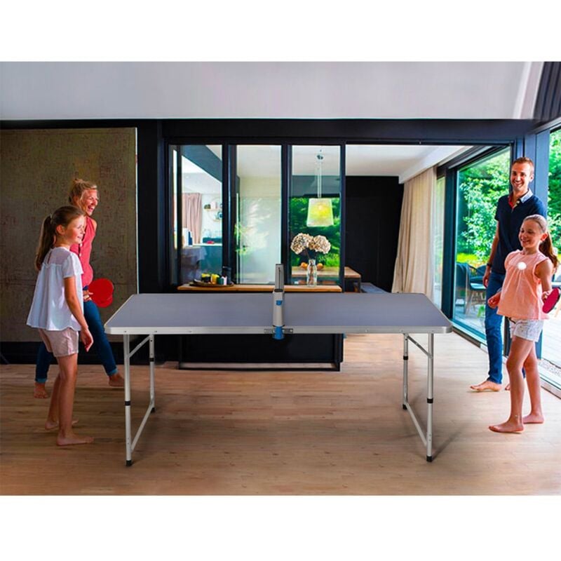 STTC Housse de Tennis de Table, Intérieur/extérieur Ping Pong Table Housse  étanche Couverture pour Table de ping-Pong, 155x75x150cm,Beige
