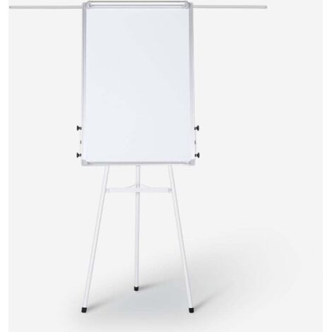 WODFARR Tableau Blanc Magnétique Chevalet 90x60 Cm - Réglable Pliable Trépied Conférence