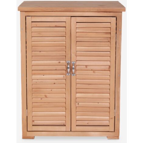 Pintail armoire en bois pour extérieur de jardin 2 portes 69x43x88cm