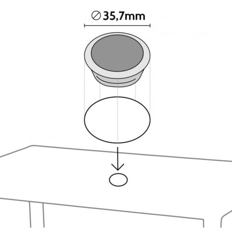Table rectangulaire 6 chaises Poly rotin resine 150x90 marron Focus