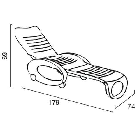 Lit pour piscine design plastique bain de soleil stock 18 pièces Ole