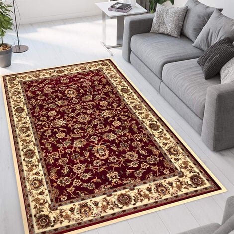 Tapis Orient tapis oriental persan vintage tapis en Beige Blanc CREM 
