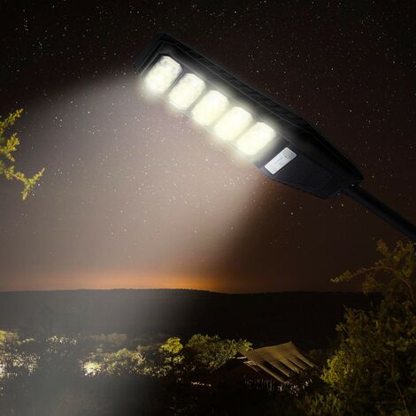 Lampadaire solaire à LED de 40W avec détecteur de mouvement