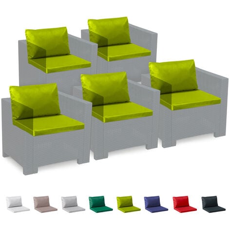 Linxor - Kit de Coussins et Assise déhoussables pour Palette - 6 Coloris :  : Jardin