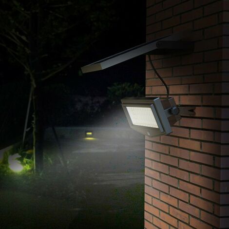 Lampe lumière solaire éclairage Led jardin extérieur 5000 Lumens Flood