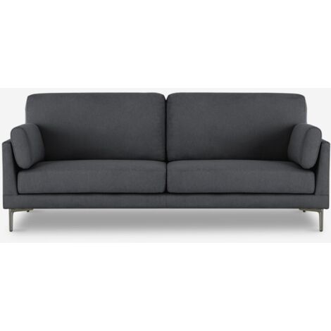 Canapé 3 places - canapé d'angle L avec pouf, mobilier rembourré, adapté pour salon | Leroy Merlin