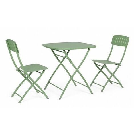 Set per Esterno Bizzotto Bistrot Yvonne Verde Salvia - 3PZ - 803568