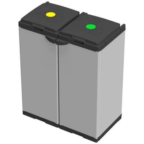 Mobile Porta Sacco Bis per Raccolta Differenziata per 2 Sacchi da 80 lt 68x38x87 cm Mongardi - 7823C99