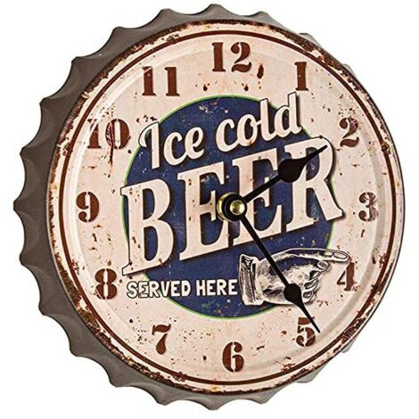 Orologio da Parete in Latta Ice Cold Beer Bizzotto - 0180184