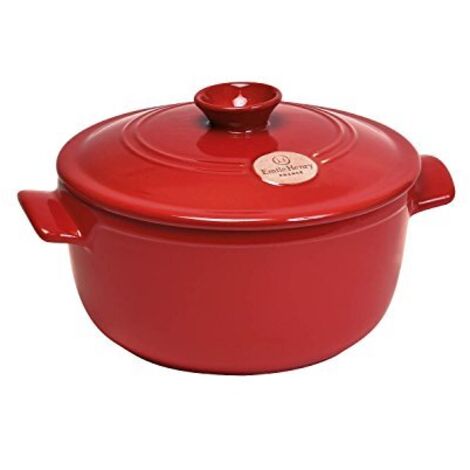 Casseruola Tonda Grande 5,3L Emile Henry Rosso Grand Cru - EH344553 (1/4)