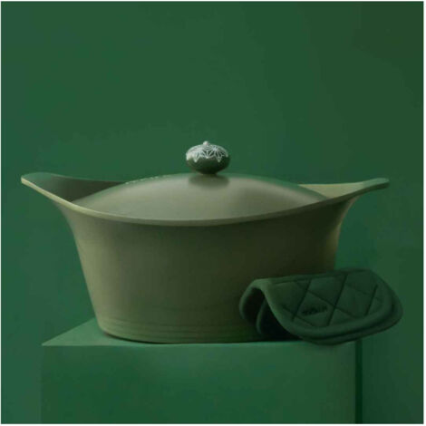 COOKUT Cocotte Con Coperchio Felce 28 Cm (1/4)
