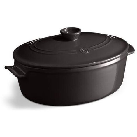 Casseruola Grande Ovale 6L Emile Henry Fusain - EH794560 (1/2)