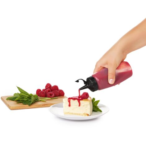 OXO Good Grips Bottiglie Spremi Chef In Set Da 3: Per Salse, Olio E Condimenti, Lavabili In Lavastoviglie - 4