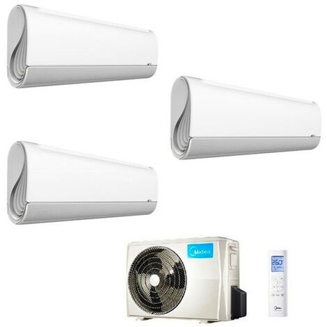 Climatizzatore Midea Trial Split BreezeleSS+ 9000+9000+12000 M30G-21HFN8-Q R-32 9+9+12