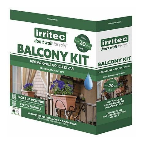 Irrigazione a Goccia di Vasi Balcony Kit Irritec