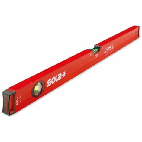 Livella in Alluminio Sola Big X 2 Bolle 80cm - BIG X 80 - 01371101