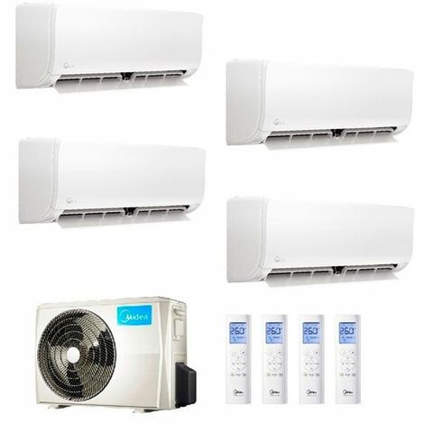 Climatizzatore Midea Quadri Split Xtreme Pro Green 9000+9000+9000+12000 M40-36FN8-Q R-32 9+9+9+12