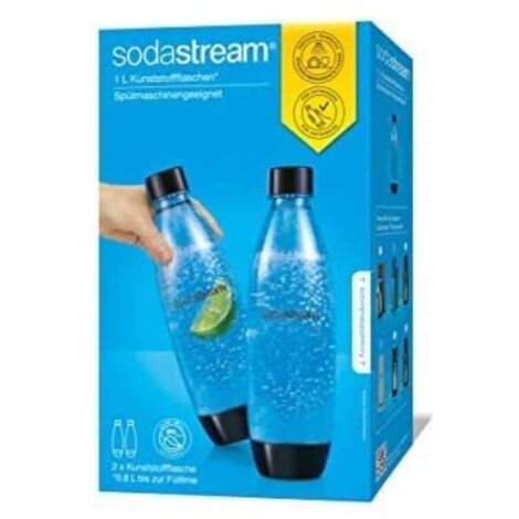 SodaStream, bottiglia di plastica Duopack, Fuse, 2x1 litro